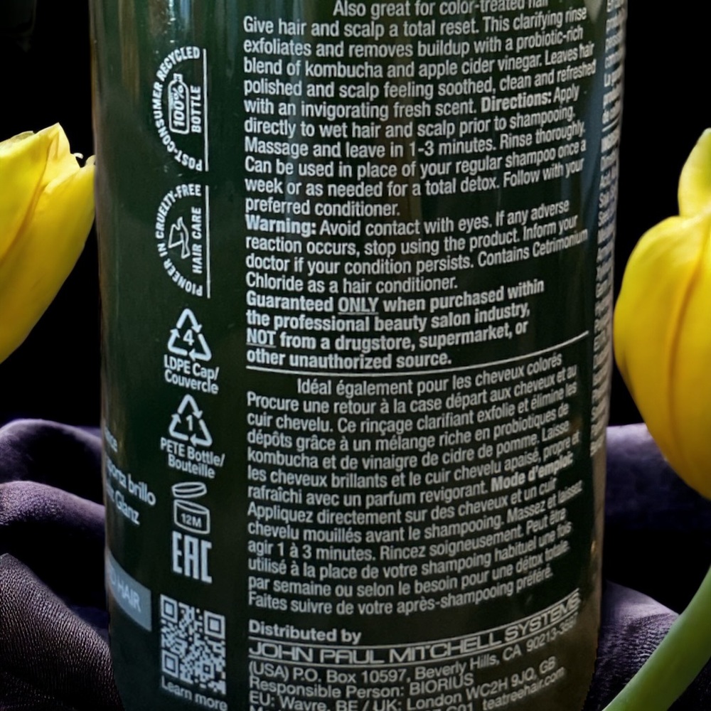 New Paul Mitchell
Tea Tree Special Detox Kombucha Rinse 200ml/6.8oz - Picture 5 of 7